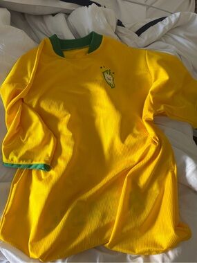 Brazil CBF Yellow Soccer Jersey